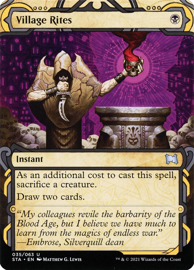 Village Rites - Borderless - Foil