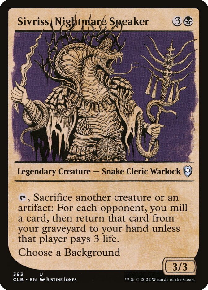 Sivriss, Nightmare Speaker - Showcase