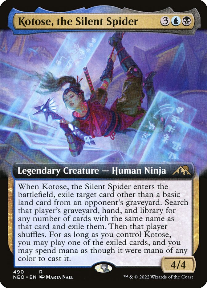 Kotose, the Silent Spider - Extended Art - Foil