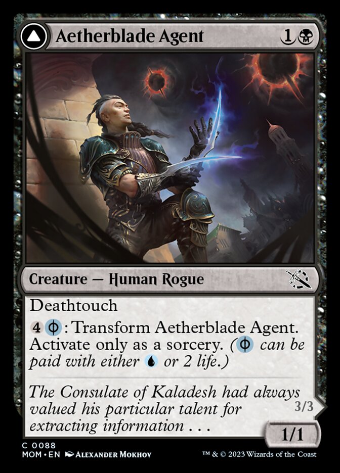 Aetherblade Agent // Gitaxian Mindstinger - Foil