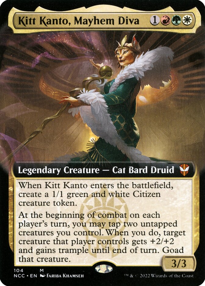 Kitt Kanto, Mayhem Diva - Extended Art - Foil