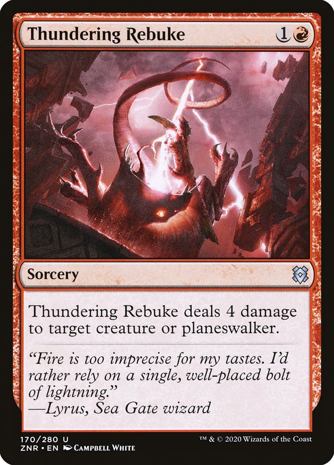 Thundering Rebuke - Foil