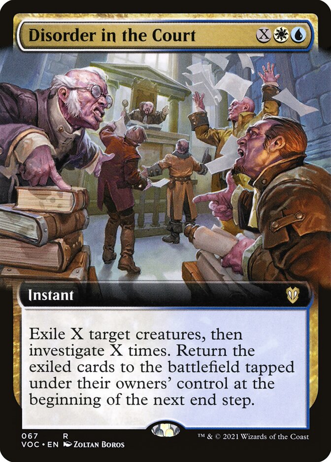 Disorder in the Court - Extended Art