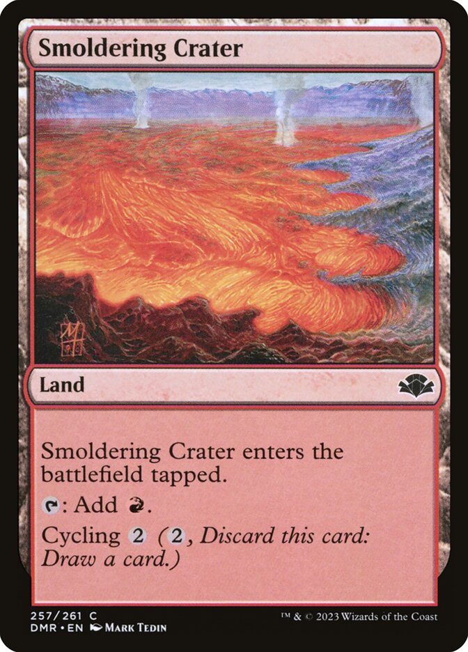 Smoldering Crater - Foil