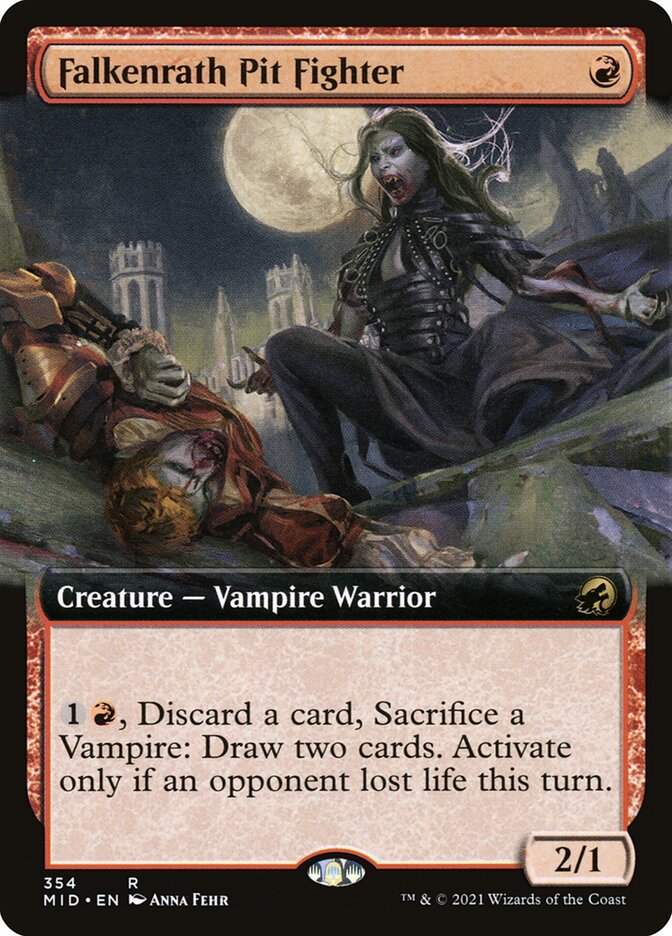 Falkenrath Pit Fighter - Extended Art - Foil