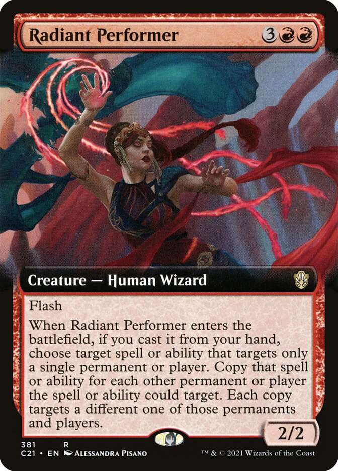 Radiant Performer - Extended Art