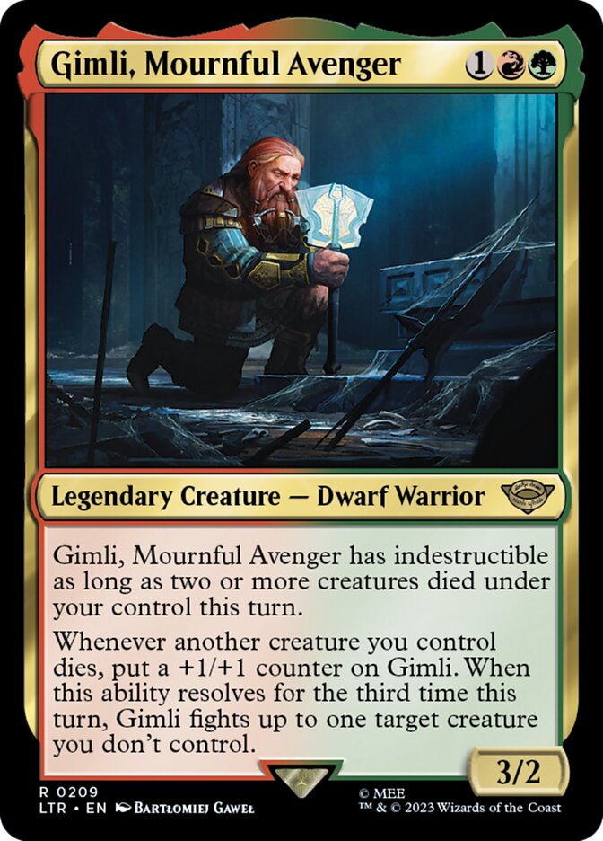 Gimli, Mournful Avenger - Foil