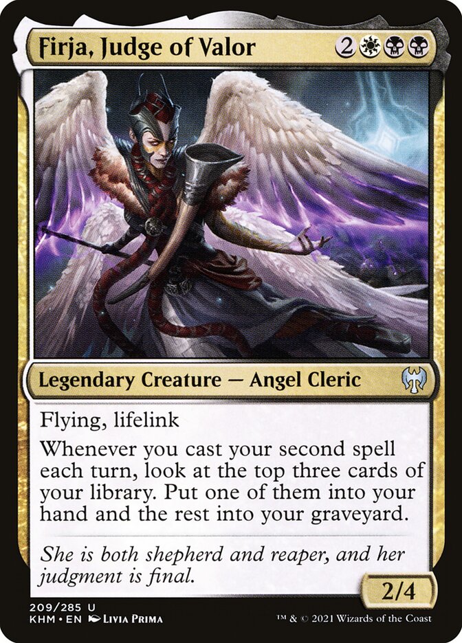 Firja, Judge of Valor - Foil