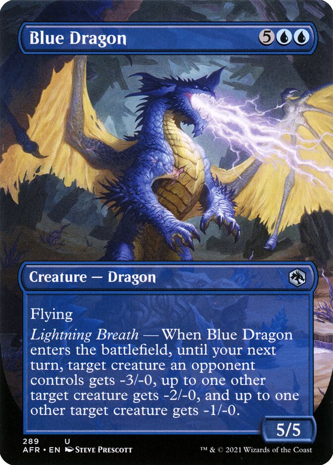 Blue Dragon - Borderless