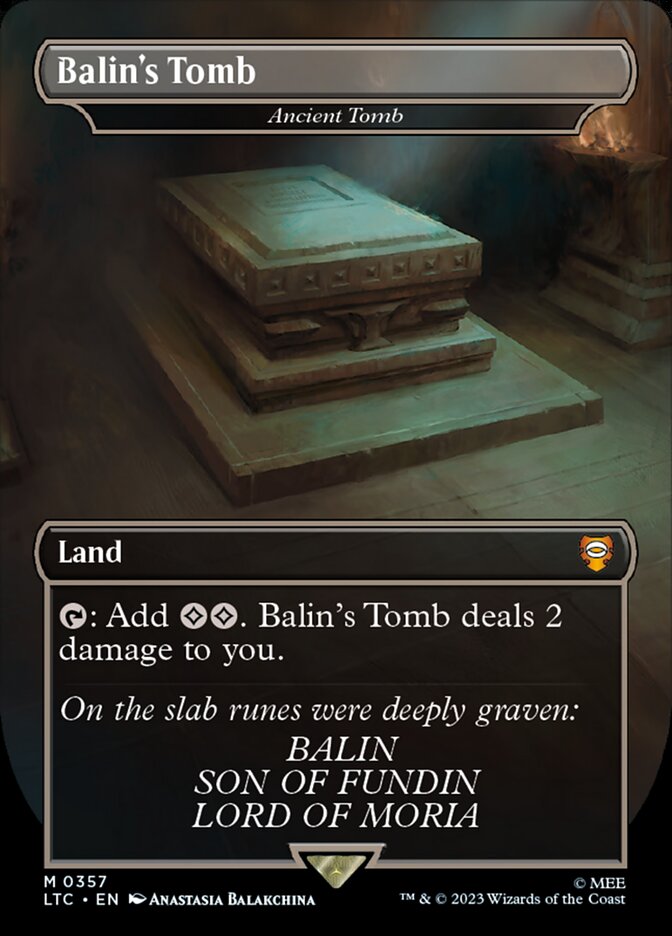 Balin's Tomb (Ancient Tomb) - Borderless - Foil