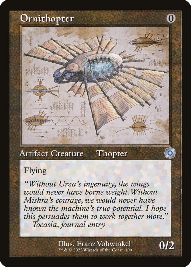 Ornithopter - Schematic - Foil