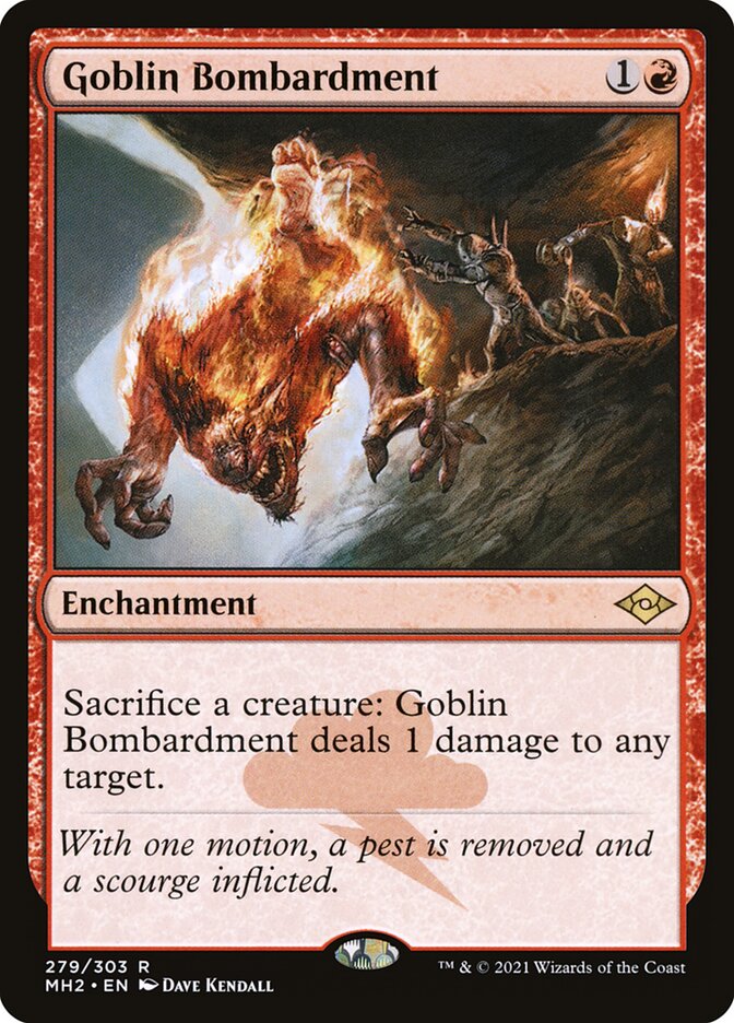 Goblin Bombardment - Foil