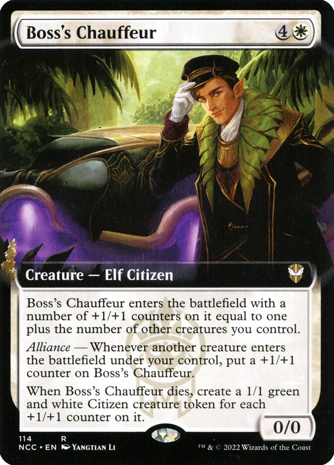 Boss's Chauffeur - Extended Art