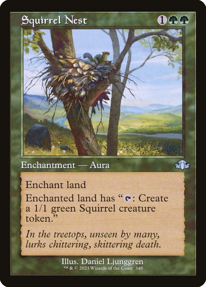 Squirrel Nest - Retro Frame - Foil