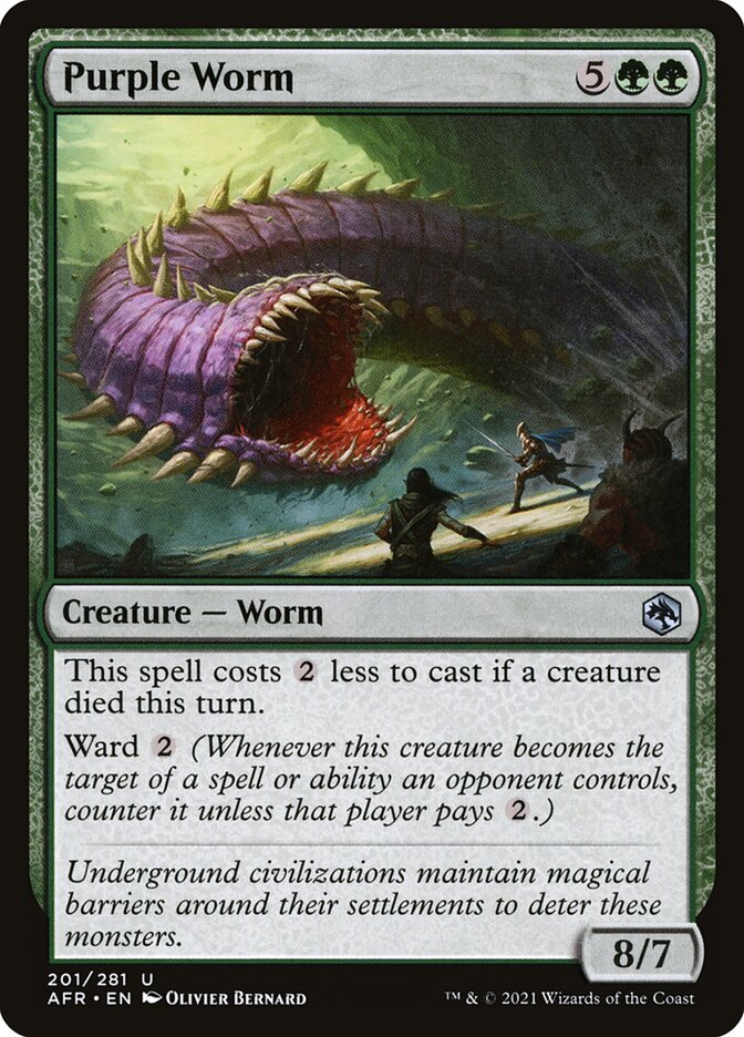 Purple Worm - Foil