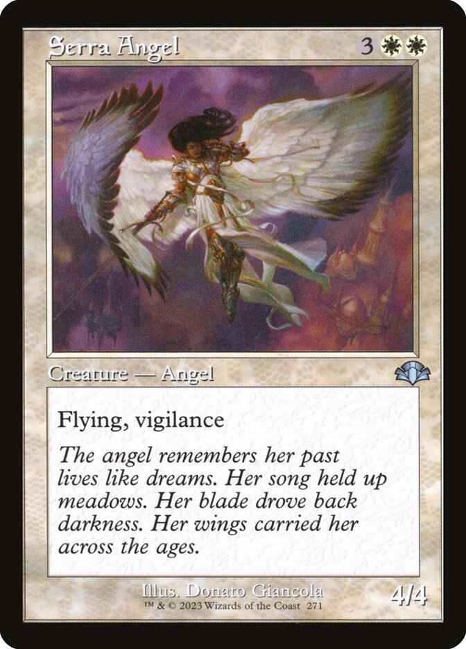 Serra Angel - Retro Frame - Foil