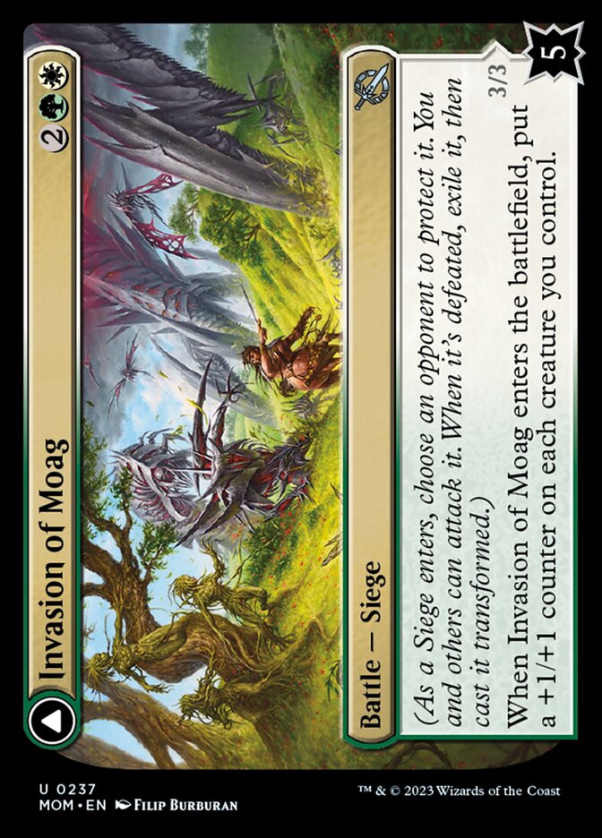 Invasion of Moag // Bloomwielder Dryads - Foil