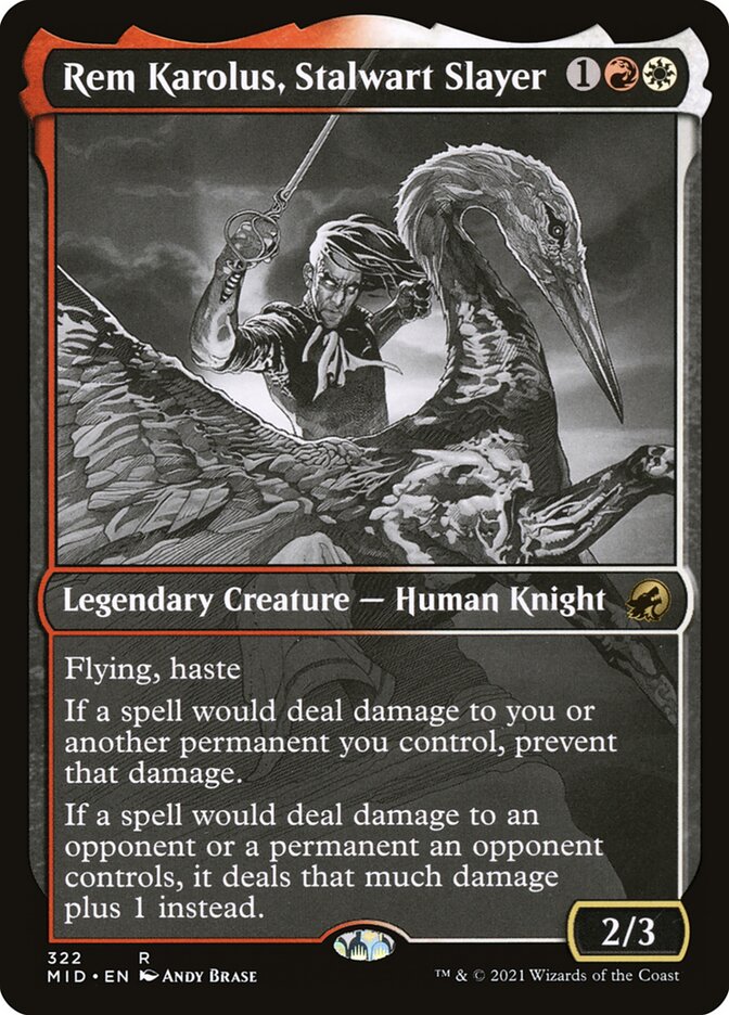 Rem Karolus, Stalwart Slayer - Showcase - Foil