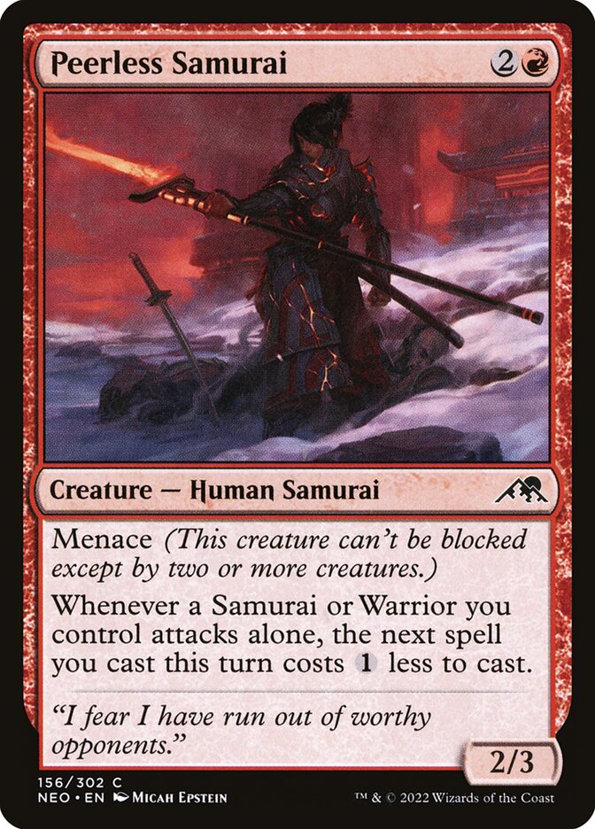 Peerless Samurai - Foil