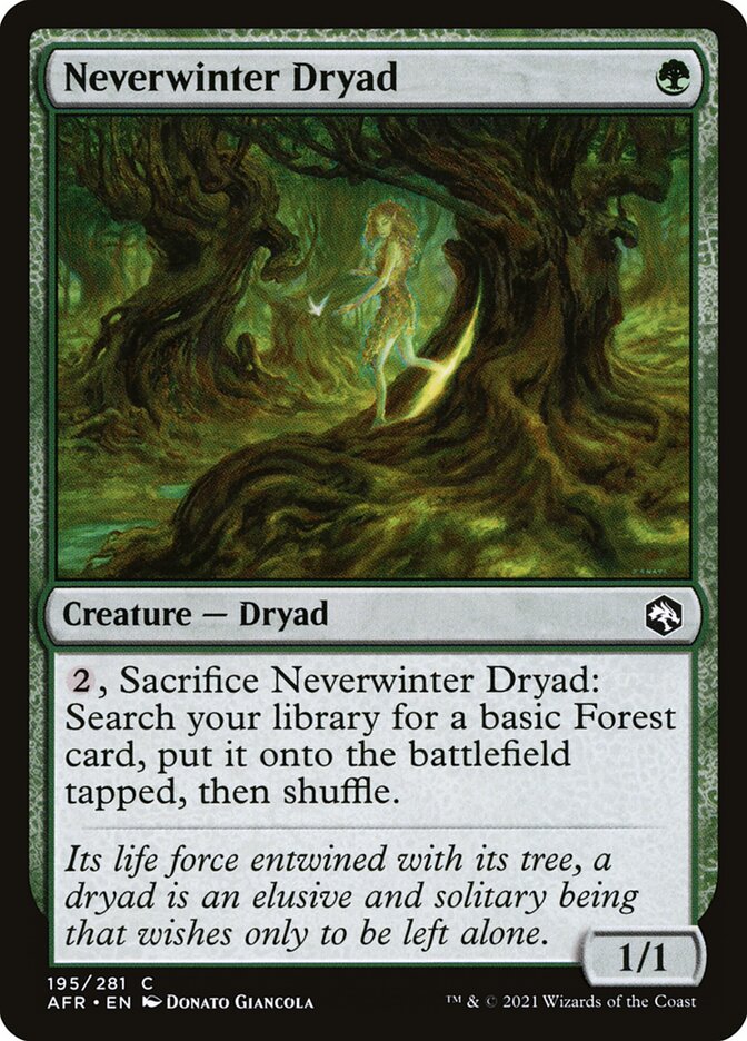 Neverwinter Dryad - Foil