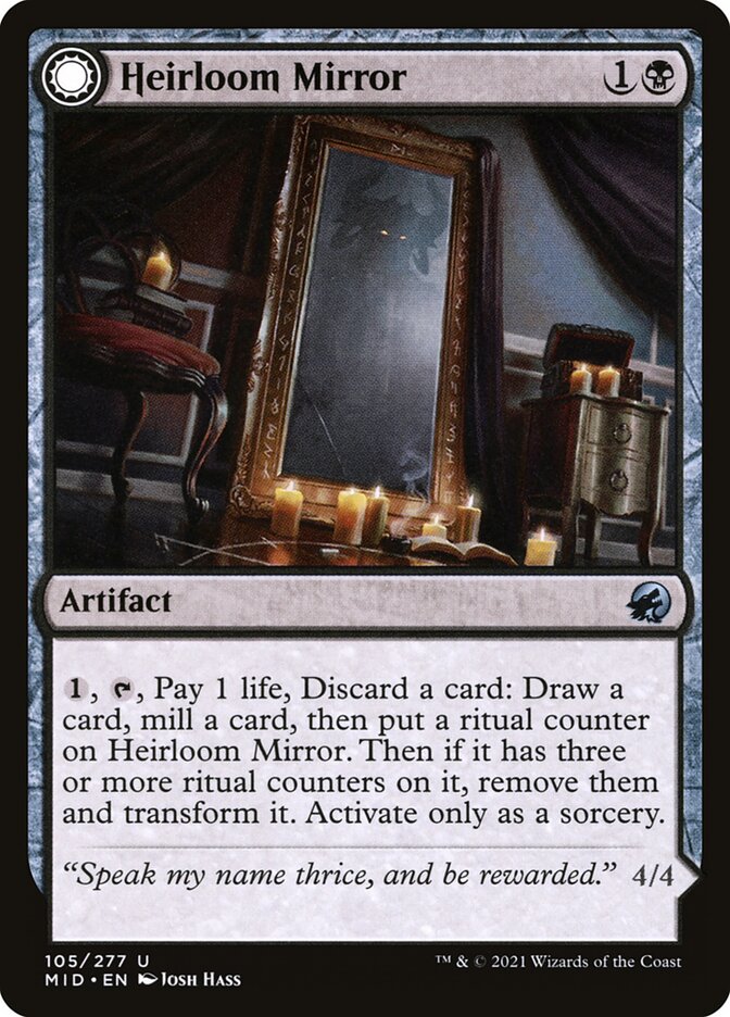 Heirloom Mirror // Inherited Fiend - Foil