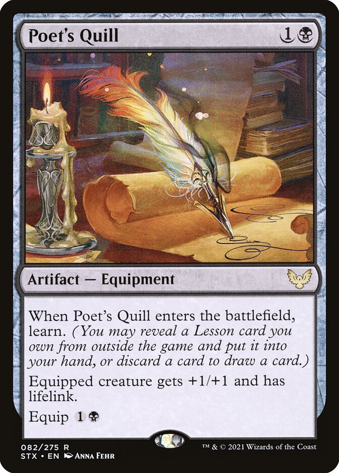 Poet's Quill - Foil