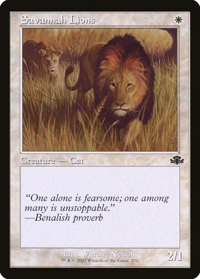 Savannah Lions - Retro Frame