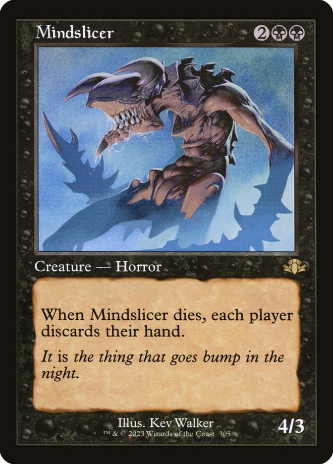 Mindslicer - Retro Frame - Foil