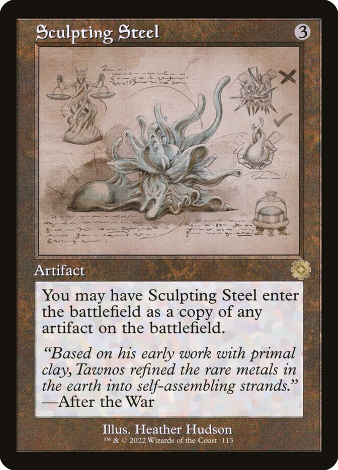 Sculpting Steel - Schematic - Foil