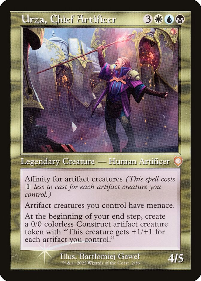Urza, Chief Artificer - Retro Frame - Foil