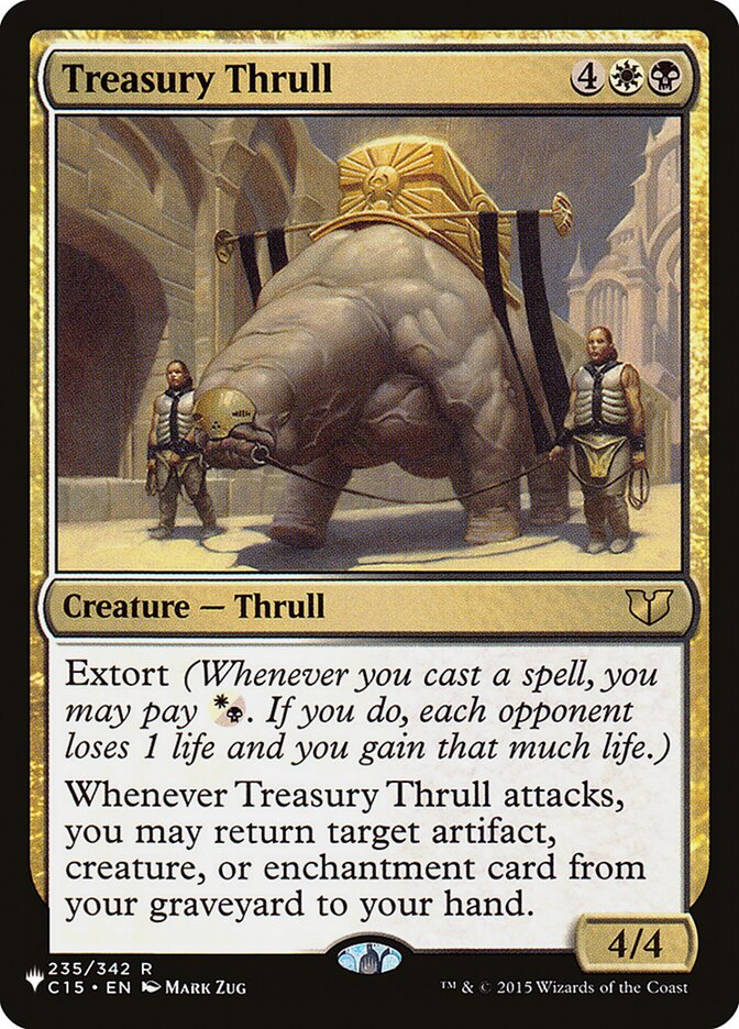 Treasury Thrull - The List