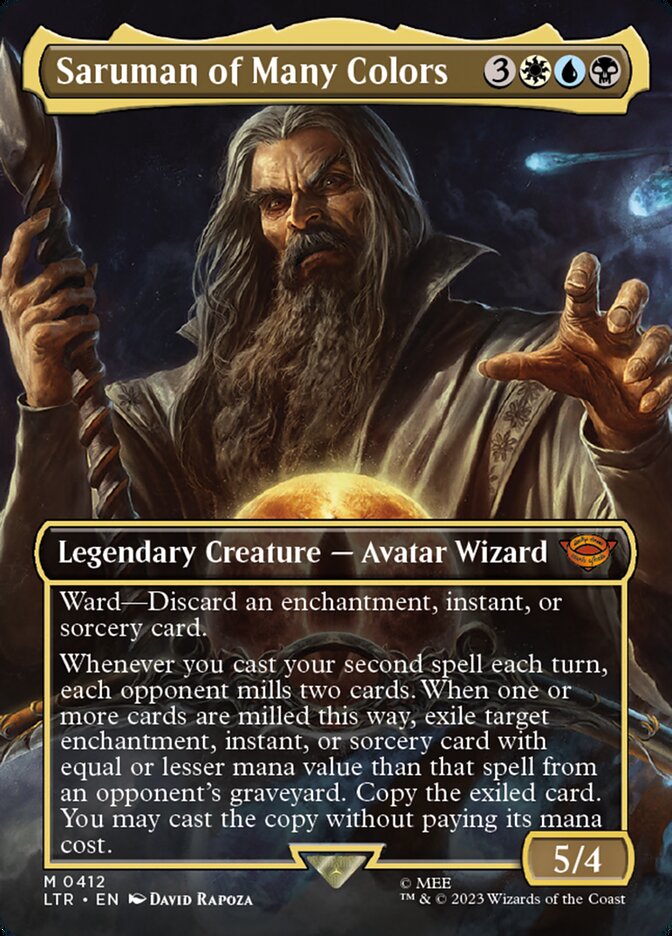 Saruman of Many Colors - Borderless