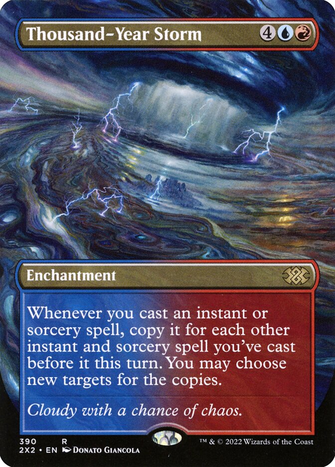 Thousand-Year Storm - Borderless - Foil