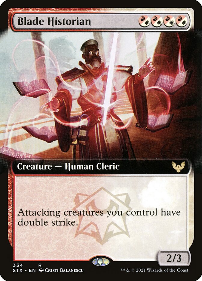 Blade Historian - Extended Art - Foil