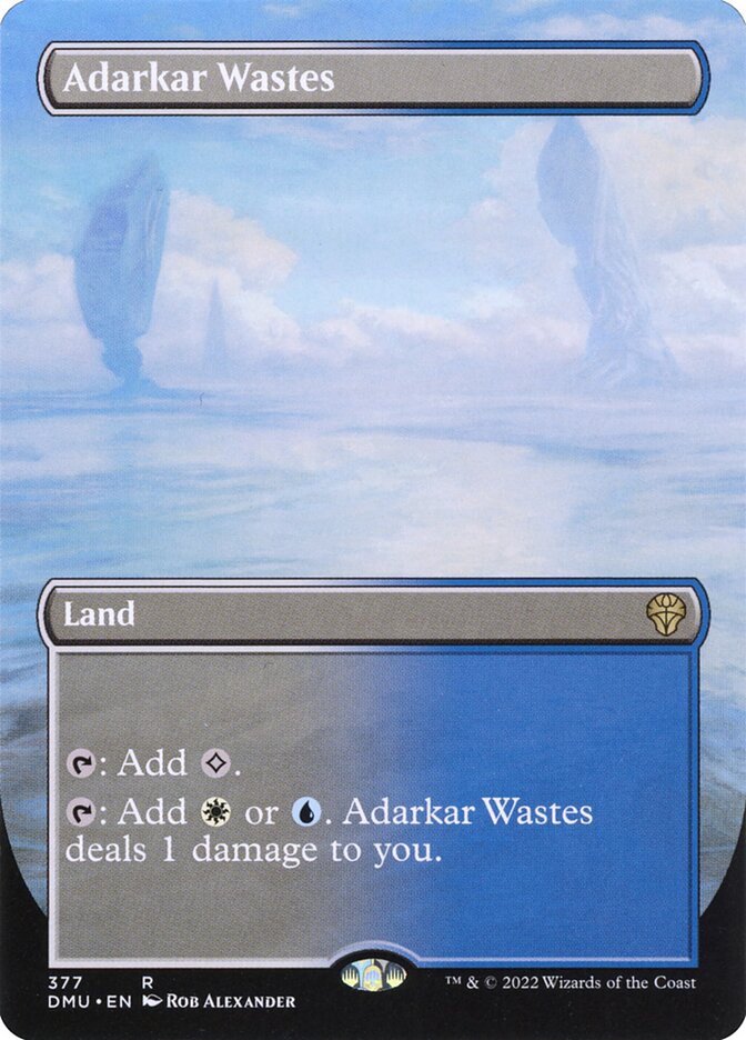 Adarkar Wastes - Borderless - Foil