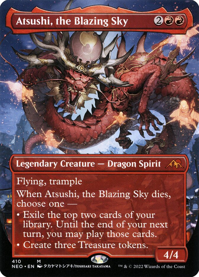Atsushi, the Blazing Sky - Borderless - Foil