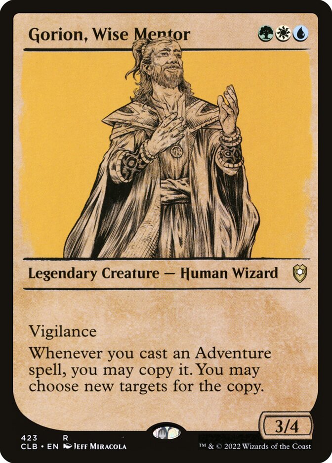 Gorion, Wise Mentor - Showcase - Foil