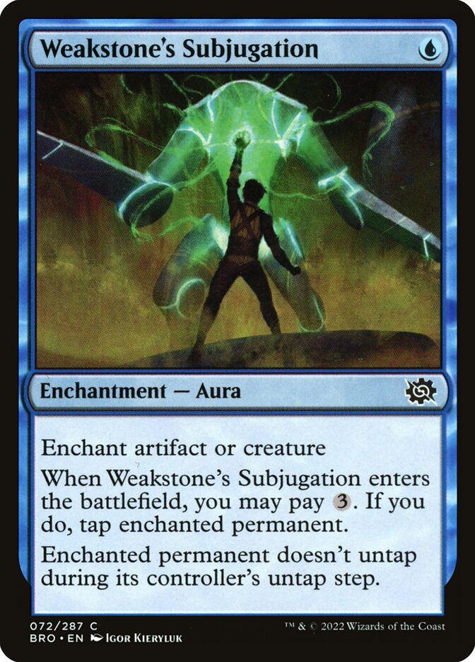 Weakstone's Subjugation - Foil