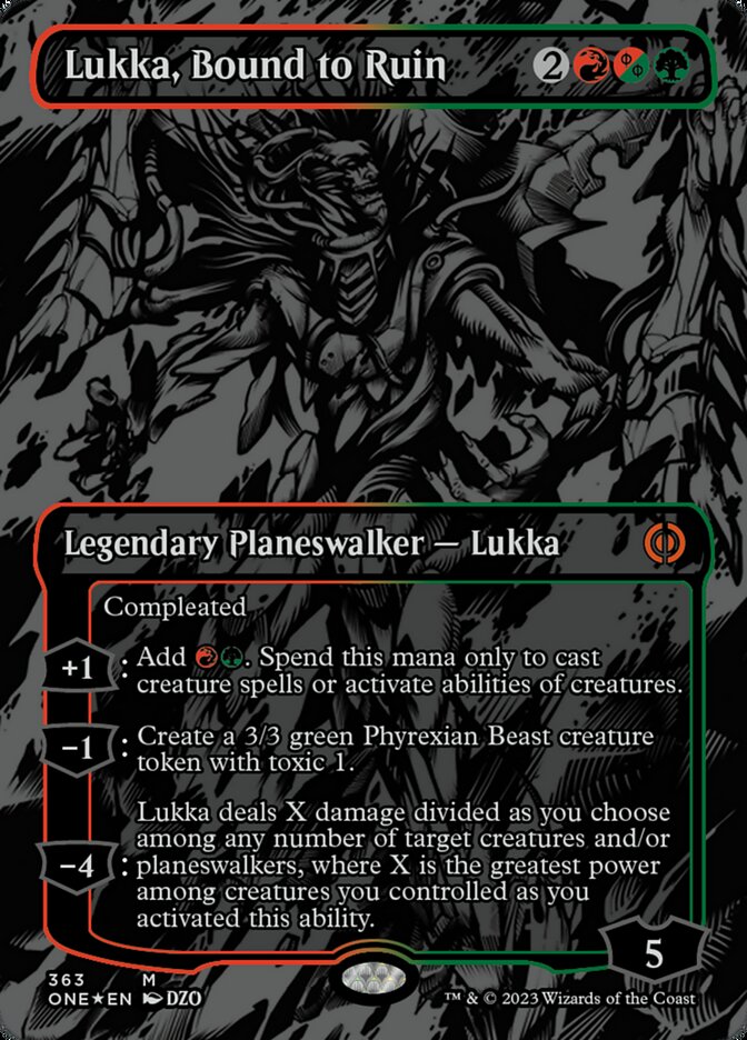 Lukka, Bound to Ruin - Oil Slick - Foil