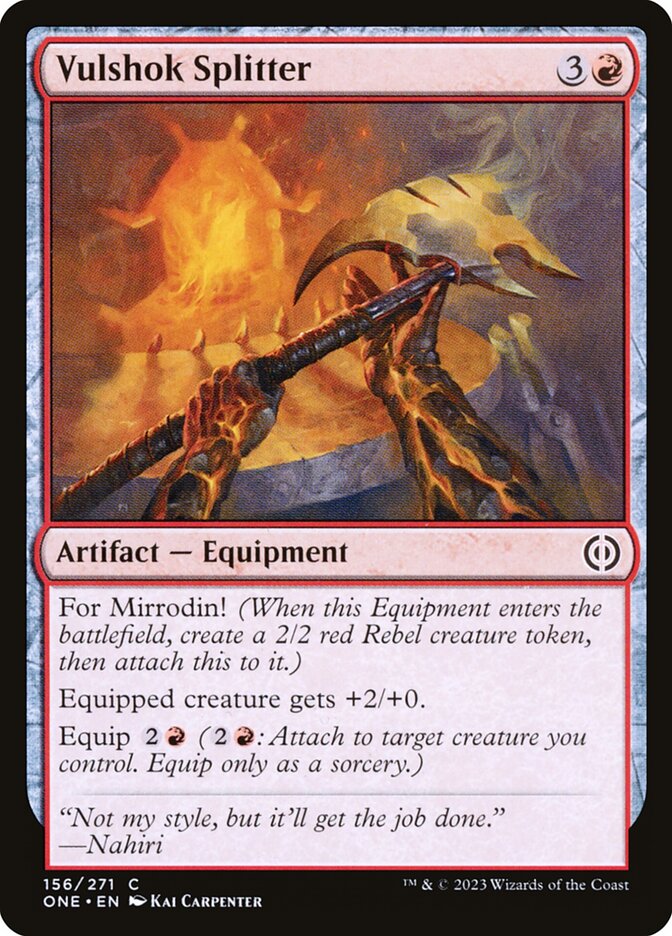 Vulshok Splitter - Foil