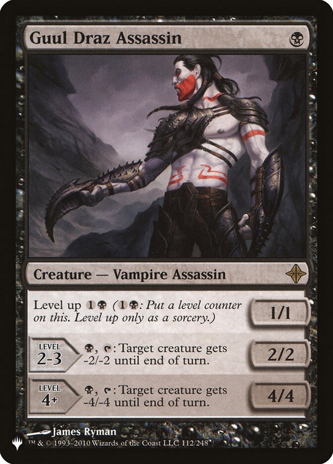 Guul Draz Assassin - The List