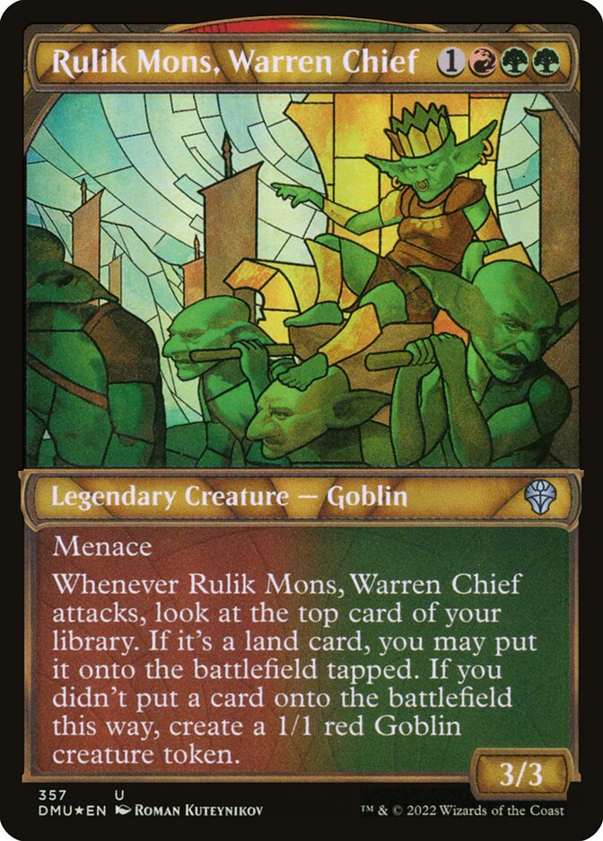 Rulik Mons, Warren Chief - Textured - Foil