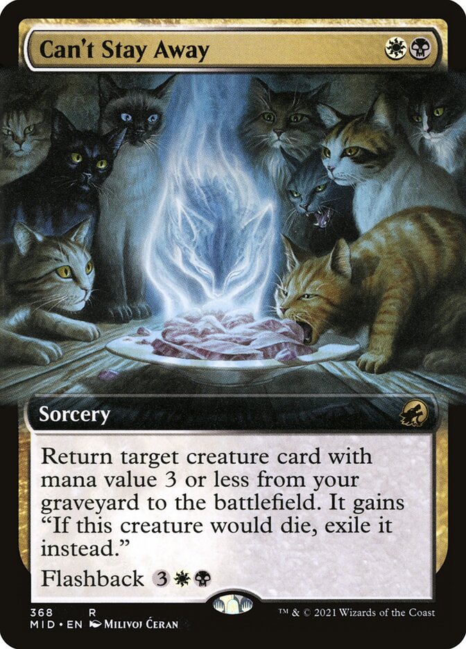 Can't Stay Away - Extended Art - Foil
