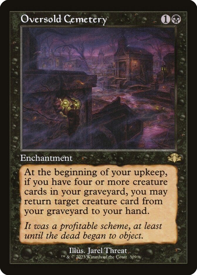 Oversold Cemetery - Retro Frame