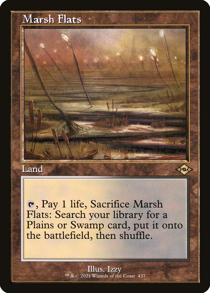 Marsh Flats - Retro Frame - Foil