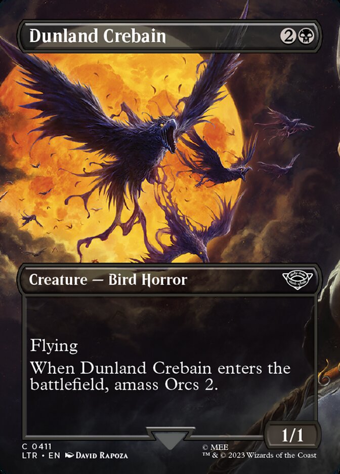 Dunland Crebain - Borderless - Foil