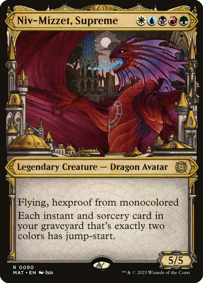 Niv-Mizzet, Supreme - Showcase - Foil