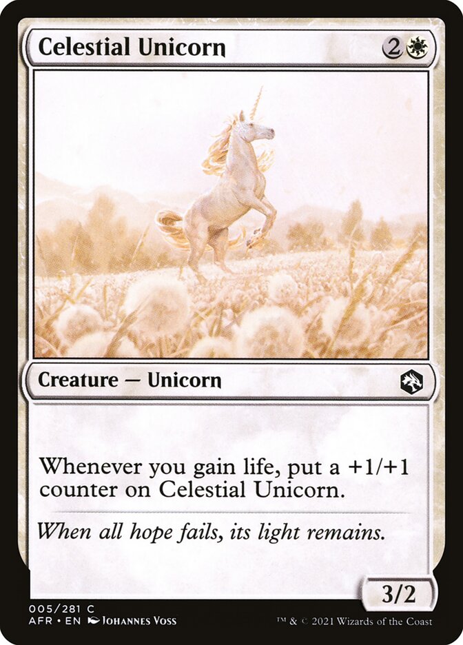 Celestial Unicorn - Foil