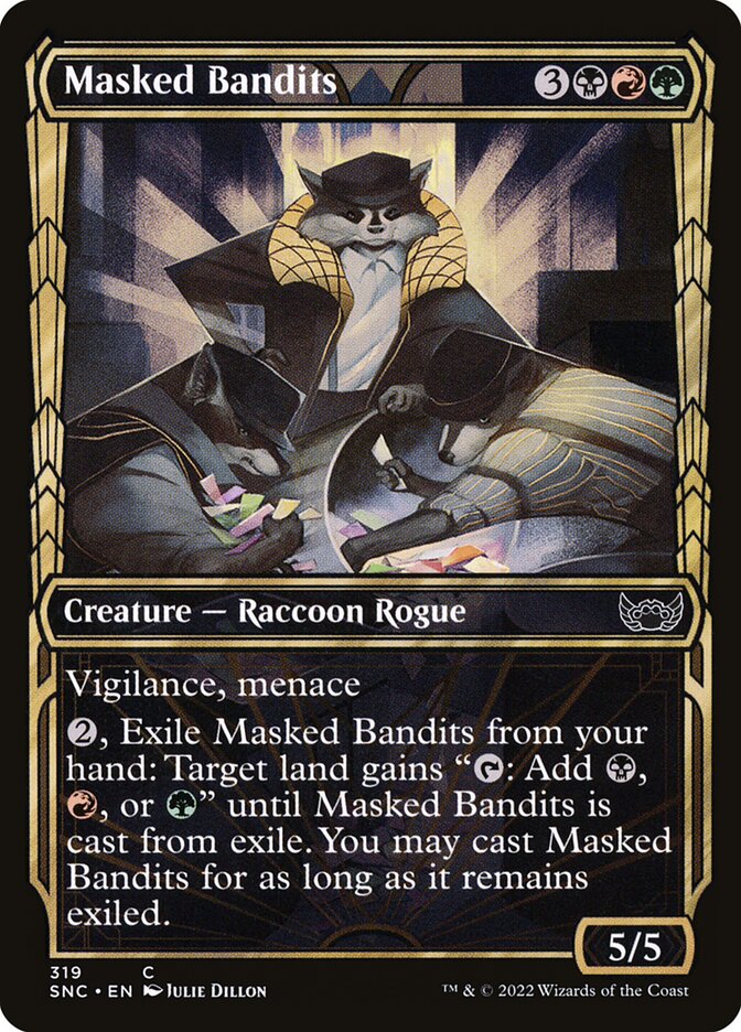 Masked Bandits - Showcase - Foil