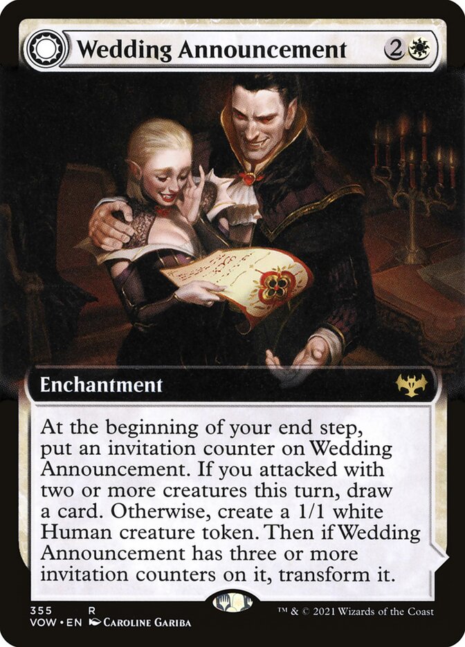 Wedding Announcement // Wedding Festivity - Extended Art - Foil